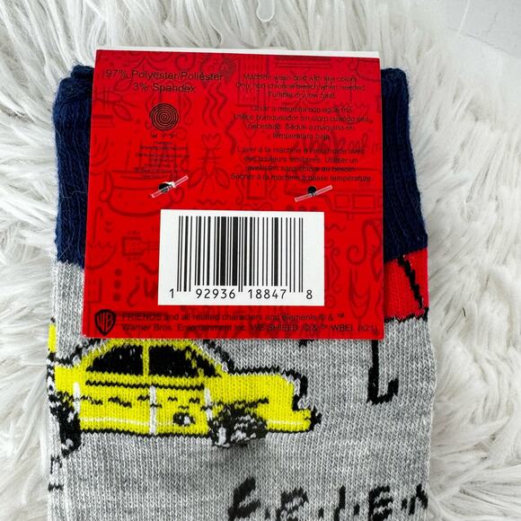 New Unisex Friends Central Perk 2-Pack Socks Size 6-9 Fun TV Show Merch - Picture 4 of 4